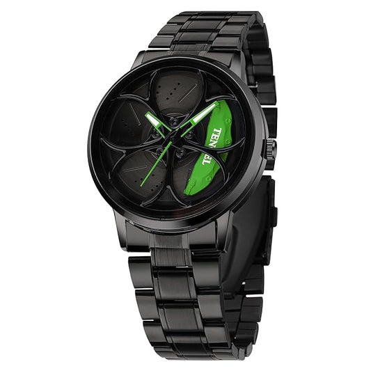 Elivor Fashion Mens Analog Wheel Watch